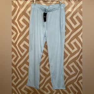 Galaxy by Harvic men’s Lg blue lounge pants elastic waist w/side pockets. NWT